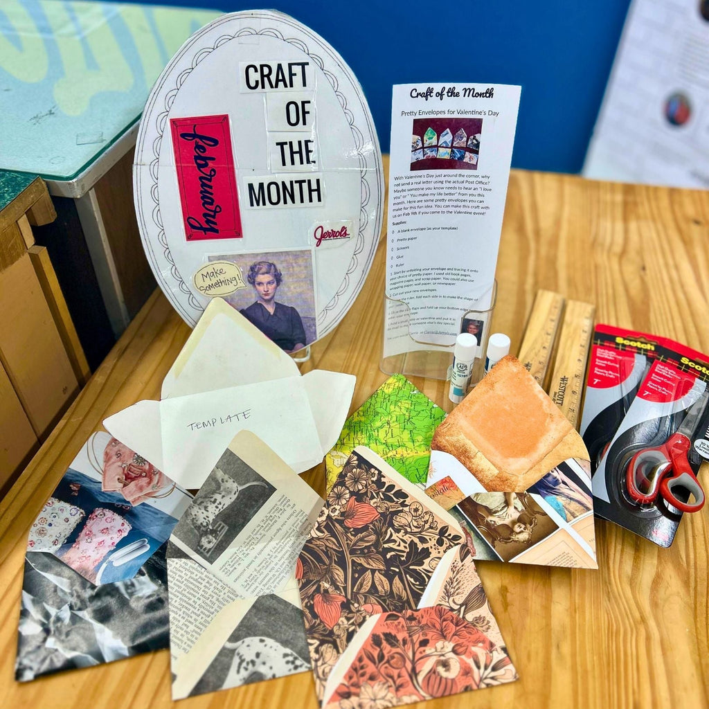 Corrie’s Craft of the Month - Pretty Envelopes for Valentine's Day