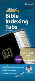 BIBLE TAB-CATHOLIC-MINI: MINI GOLD-EDGED CATHOLIC BIBLE TABS - TABBIES