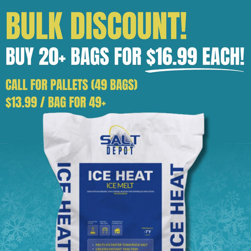 ICE MELT 50# BAG - PET, SIDEWALK & PLANT SAFE! - KITTITAS COUNTY ORDERS ONLY