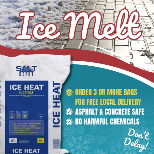 ICE MELT 50# BAG - PET, SIDEWALK & PLANT SAFE! - KITTITAS COUNTY ORDERS ONLY