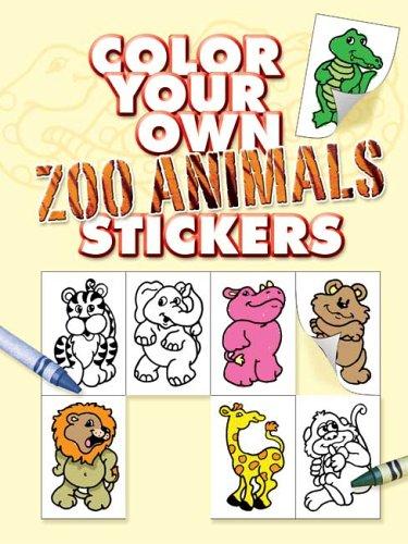 CYO ZOO ANIMALS STICKERS - DOVER