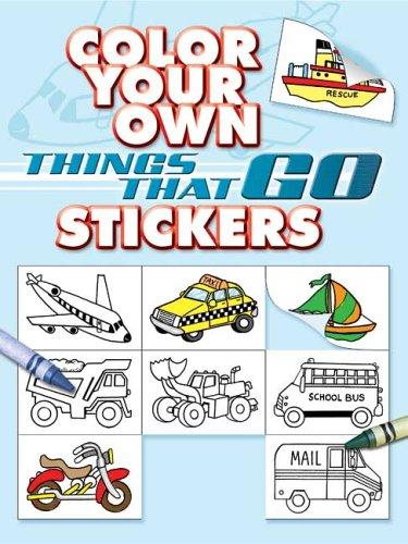 CYO THINGS THAT GO STICKERS - DOVER
