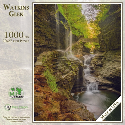 WATKIN GLEN 1000 PIECE JIGSAW PUZZLE - STAGG. PHIL W.
