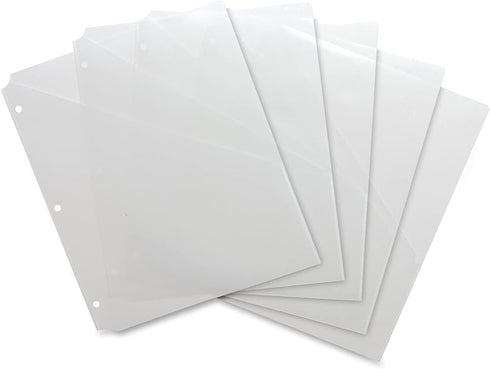 CLEAR BINDER POCKETS