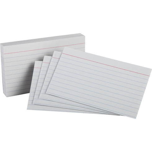 4X6 INDEX CARDS RULED