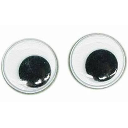 GOOGLE EYE 5MM ROUND EYES 30PC BLACK