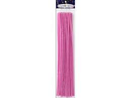 PINK CHENILLE STEM STEMS PIPE CLEANER
