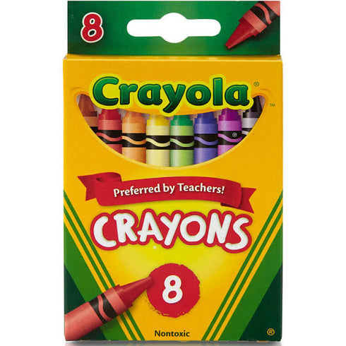 CRAYONS 8PK CRAYOLA