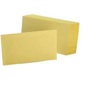 INDEX INDEX CARDS 3X5 CANARY