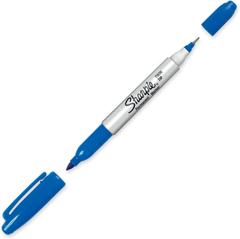 BLUE TWIN TIP SHARPIE