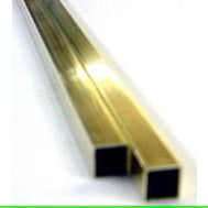 #1497 1/16 SQ. BRASS TUBE
