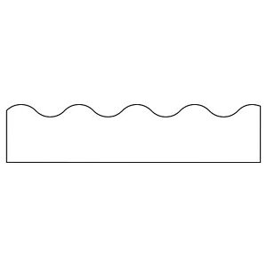 BORDER BORDER TRIMMERS WHITE T9883