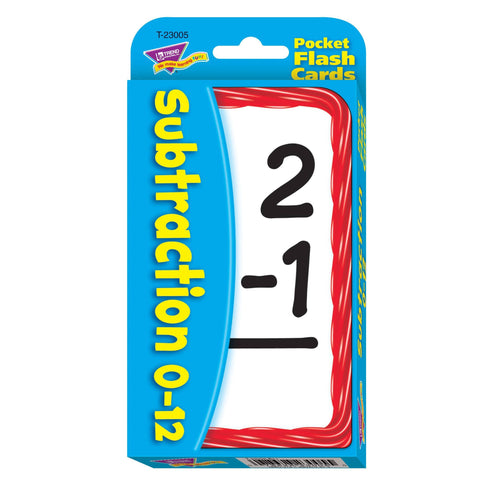 FLASH CARD SUBTRACTION T23005