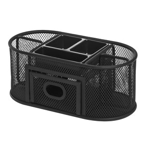 BLACK MESH DESKTOP ORGANIZER