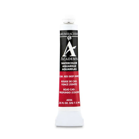 RED 7.5ML GRA026 ACADEMY WATERCOLOR