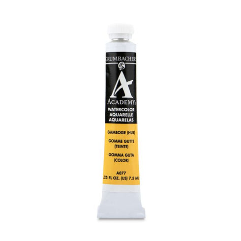ACADEMY WATERCOLOR GAMBOGE 7.5ML GRA077 ACADEMY WATERCOLOR