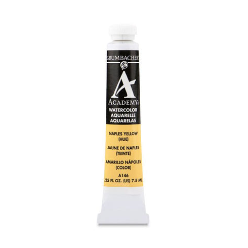 NAPLES YELLOW 7.5ML GRA146 ACADEMY WATERCOLOR
