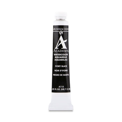IVORY BLACK 7.5M GRA115 ACADEMY WATERCOLOR