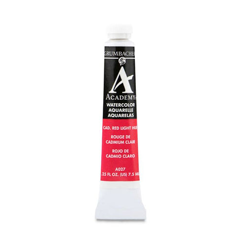 CAD RED 7.5ML GRA027 ACADEMY WATERCOLOR