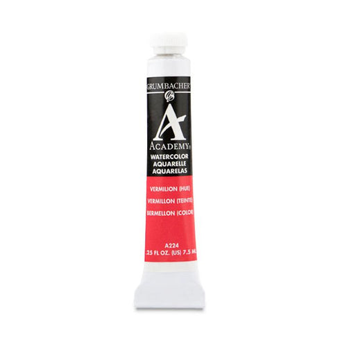 VERMILION 7.5ML GRA224 ACADEMY WATERCOLOR