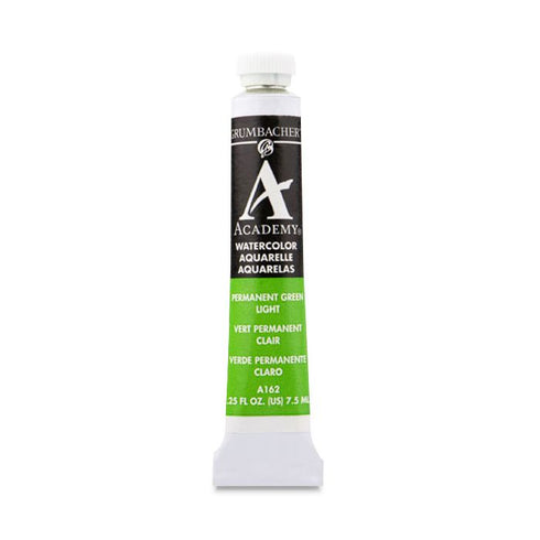 PERM GREEN LIGHT 7.5ML GRA162 ACADEMY WATERCOLOR