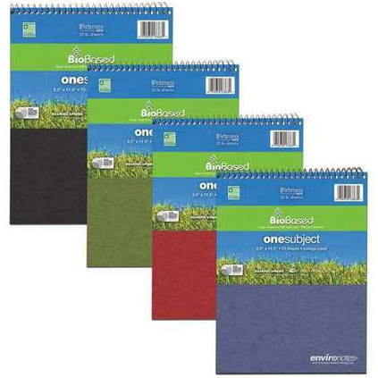 NB 1 SUBJECT TOP SPIRAL RECYCLED NOTEBOOK