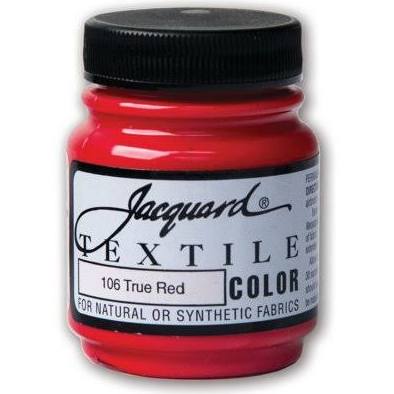 TRUE RED 106 FABRIC PAINT 2.25 OZ JACQUARD TEXTILE