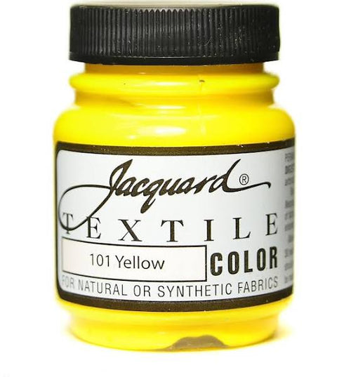 YELLOW 101 FABRIC PAINT 2.25 OZ JAQUARD TEXTILE