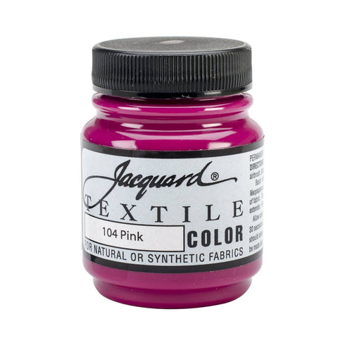 PINK 104FABRIC PAINT 2.25 OZ JACQUARD TEXTILE