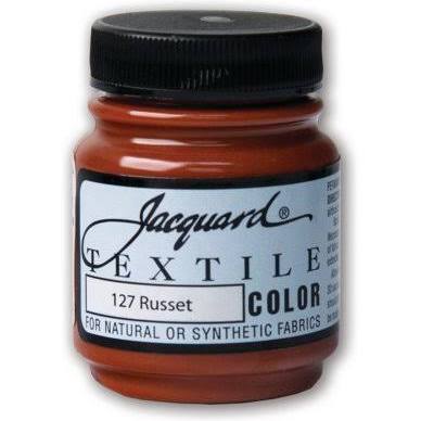 RUSSET 127 FABRIC PAINT 2.25 OZ JACQUARD TEXTILE