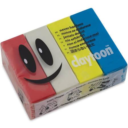 CLAY CIRCUS VANAKEN CLAYTOON 1LB MULTI