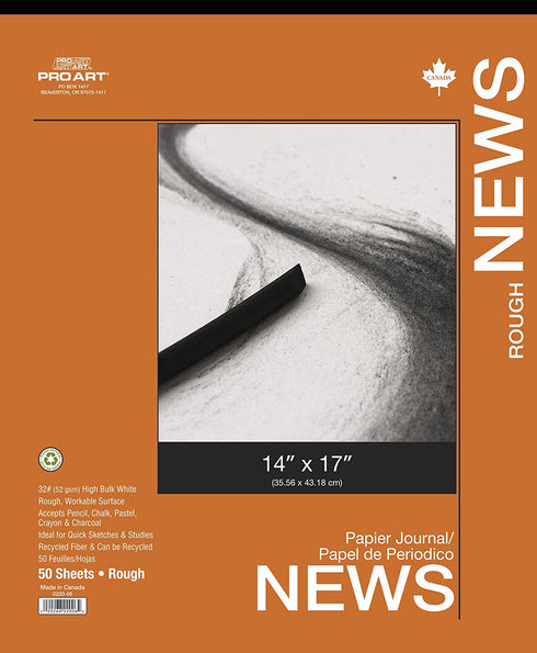 14X17 Rough Newsprint