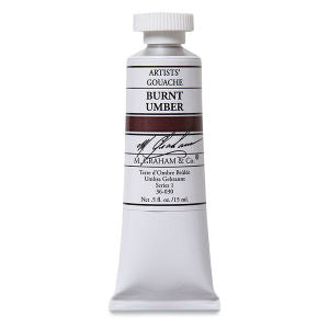 BURNT UMBER GOUACHE 15ML M GRAHAM