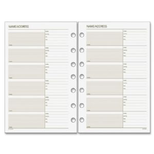 Day Runner Telephone/Address Planner Pages