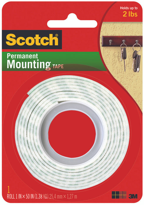 3M 114 1x50 Foam Mounting Tape