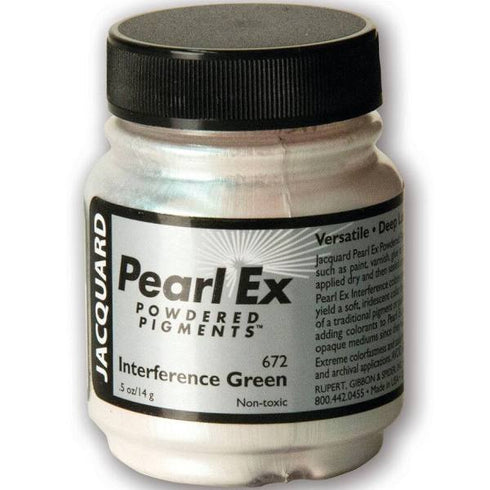 PIGMENT INTERFERENCE GREEN PEARL-EX .5OZ JACQUARD
