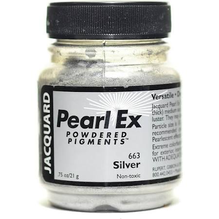 PIGMENT SILVER PEARL-EX .5OZ JAQUARD