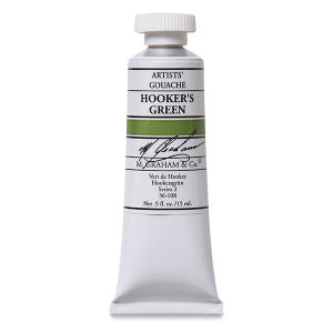 HOOKER'S GREEN GOUACHE 15ML M GRAHAM