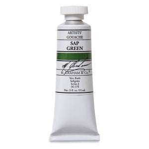 SAP GREEN GOUACHE 15ML M GRAHAM