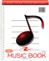 NB 12 STAVE MUSIC BOOK #15009 SPIRAL NOTEBOOK