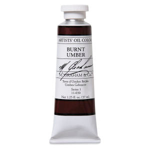 BURNT UMBER OIL PAINT