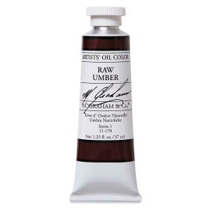 RAW UMBER OIL PAINT 1.25OZ