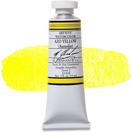 AZO YELLOW M GRAHAM WATERCOLOR PAINT