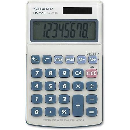 CALC SHARP EL-240SAB CALCULATOR