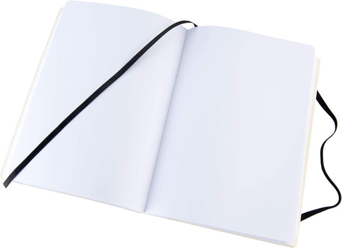 Pentalic 6" x 8" Pocket Sketchbook Traveler Journal, 160 Pages, Black