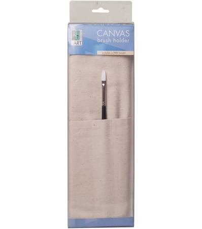 CANVAS PAINT BRUSH HOLDER