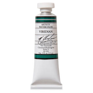 VIRIDIAN WATERCOLOR 15ML M GRAHAM