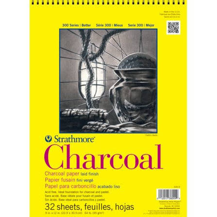 DRAW PAD 11X17 CHARCOAL