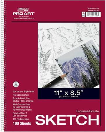 SKETCH PAD 14X11 SKETCH