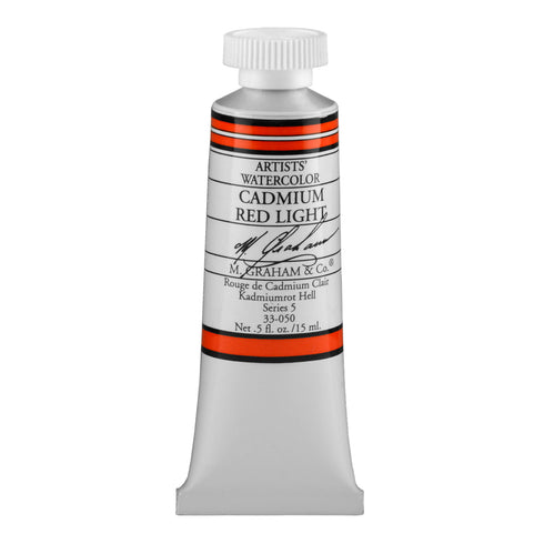 CADMIUM RED LIGHT WATERCOLOR 15ML M GRAHAM